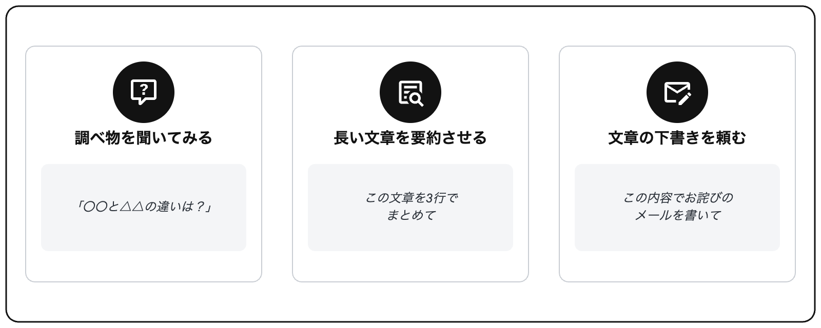 ChatGPTの最初の使い方3選:調べ物を聞く、要約させる、文章の下書きを頼む